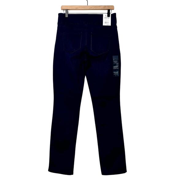 Gloria Vanderbilt Women’s Size 8 Kansas Blue Amanda Pull On Slimming Jeans New - Picture 2 of 11